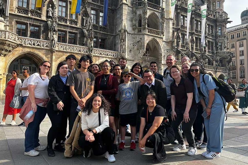 Honors Program students in Munich Germany